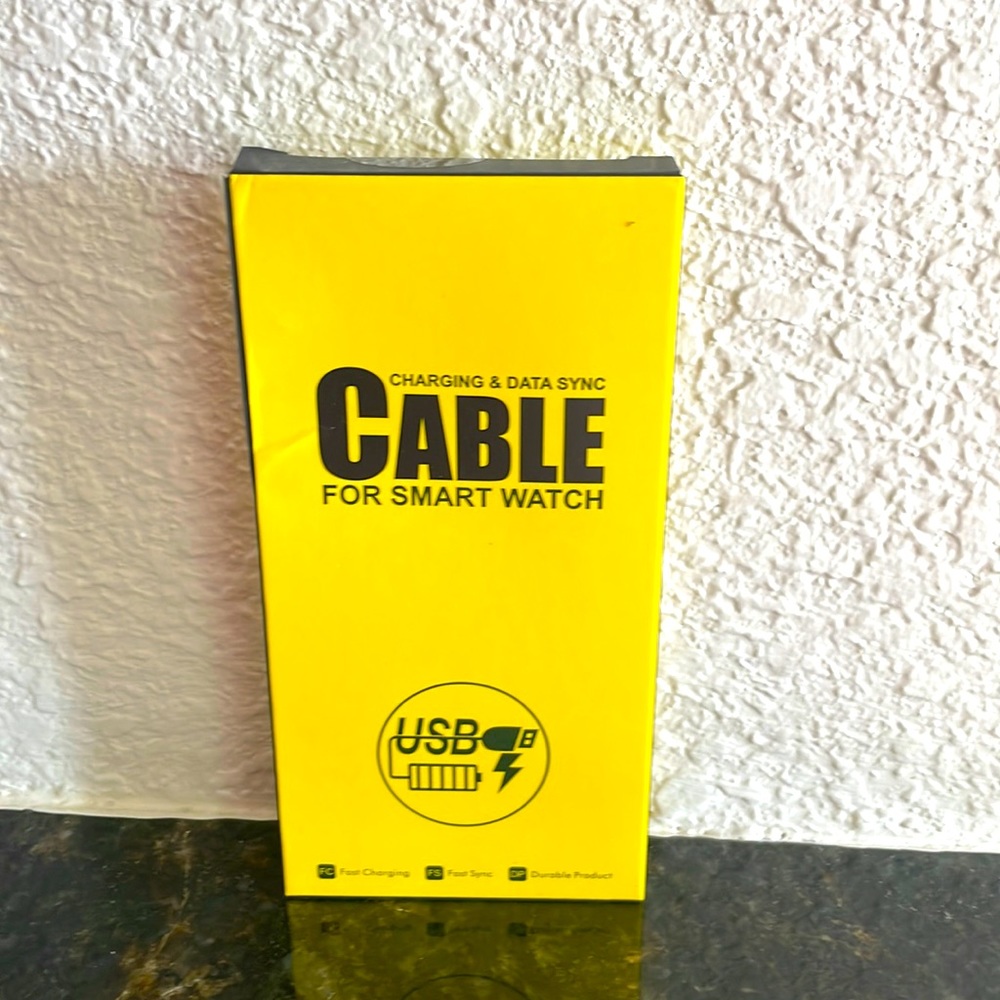 NEW, NEVER USED Charging + Data Sync Cable for Smart Watch